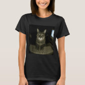 Hacker Cat Meme Funny Computer Cat Kitten Gamer Ca Tシャツ (正面)