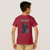 Hacker Cat T-Shirt Tシャツ (裏面フル)