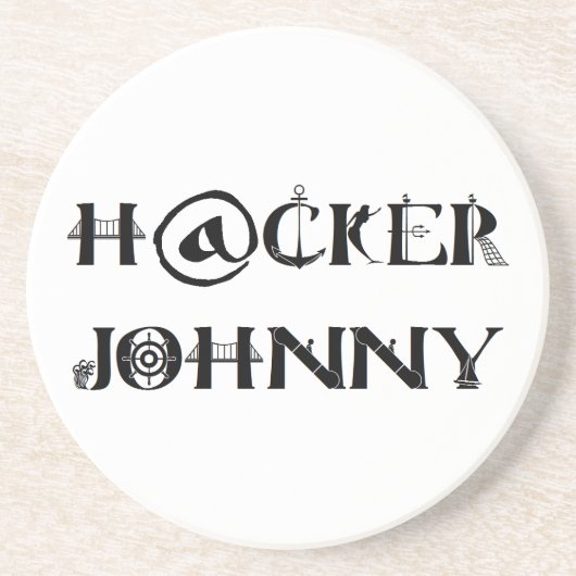 hacker johnny コースター (正面)