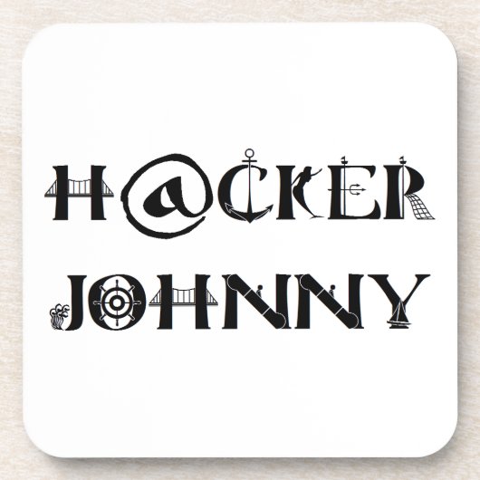 hacker johnny コースター (正面)