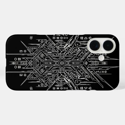 Hacker Phone Case-Mate iPhoneケース (裏面 (横))