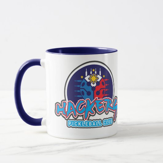 HACKERS Pickleball Clubロゴマグ マグカップ (左)