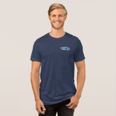 HACKERS Pickleball Club Jersey – 名前を追加 トライブレンドTシャツ (正面全面)