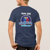 HACKERS Pickleball Club Jersey – 名前を追加 トライブレンドTシャツ (裏面)