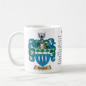 Hackett、起源、意味および頂上 コーヒーマグカップ (左)