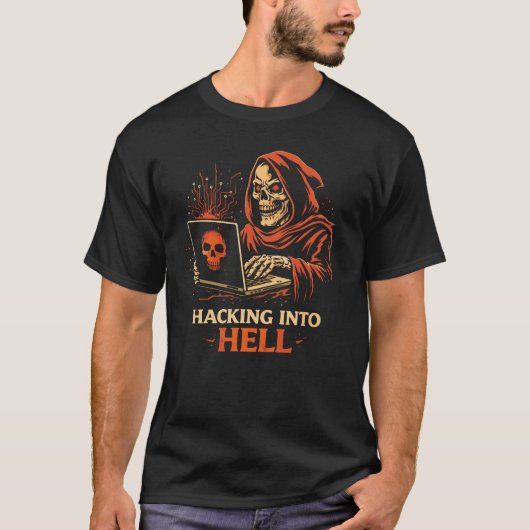 Hacking Into Hell Tシャツ (正面)