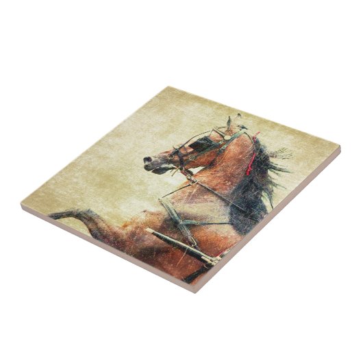 Hackneyの子馬 タイル (側面)