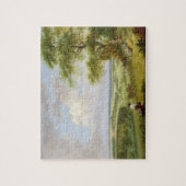 Hackwood公園、ハンプシャー(キャンバスの油) ジグソーパズル (縦)