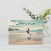 Had a Blastビーチホスピタリティサンキューフラットカード サンキューカード (スタンド正面)