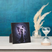 Hada gótica con rosas negras – Fantasía oscura y e フォトプラーク (インサイチュ)