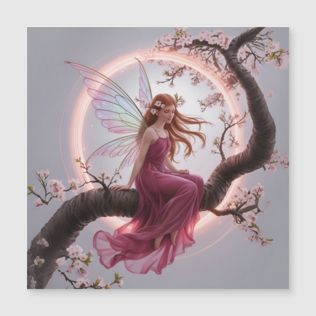 Hada mágica entre flores de cerezo – Ilustración d (正面)