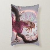 Hada mágica entre flores de cerezo – Ilustración d アクセントクッション (正面(垂直))