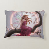 Hada mágica entre flores de cerezo – Ilustración d アクセントクッション (裏面)
