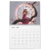 Hada mágica entre flores de cerezo – Ilustración d カレンダー (3月 2027)