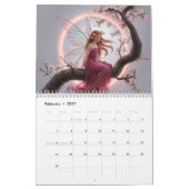 Hada mágica entre flores de cerezo – Ilustración d カレンダー (2月 2027)