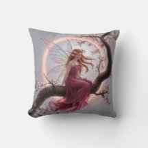 Hada mágica entre flores de cerezo – Ilustración d