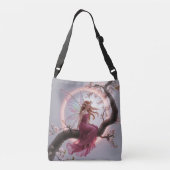 Hada mágica entre flores de cerezo – Ilustración d クロスボディバッグ (裏面)