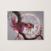 Hada mágica entre flores de cerezo – Ilustración d ジグソーパズル (横)