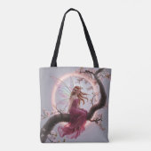 Hada mágica entre flores de cerezo – Ilustración d トートバッグ (裏面)
