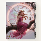 Hada mágica entre flores de cerezo – Ilustración d ノートブック (裏面)