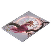 Hada mágica entre flores de cerezo – Ilustración d ノートブック (左側)