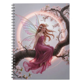 Hada mágica entre flores de cerezo – Ilustración d ノートブック