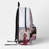 Hada mágica entre flores de cerezo – Ilustración d プリントバックパック (左)