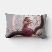 Hada mágica entre flores de cerezo – Ilustración d ランバークッション (裏面)
