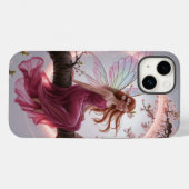 Hada mágica entre flores de cerezo – Ilustración d Case-Mate iPhoneケース (裏面 (横))