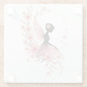 Hada Rosa con Flores de Sakura ガラスコースター (裏面)