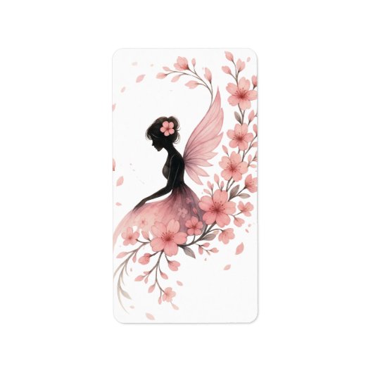 Hada Rosa con Flores de Sakura ラベル (正面)