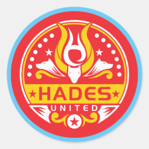 Hadesの統一されたなロゴのステッカー ラウンドシール