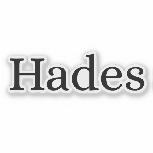 Hades シール (正面)