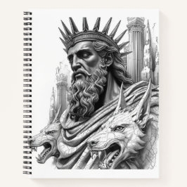 Hades Ancient Greek Statue Mythology Journal ノートブック