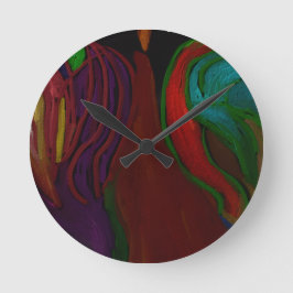 Hades Floral Arrangement ラウンド壁時計