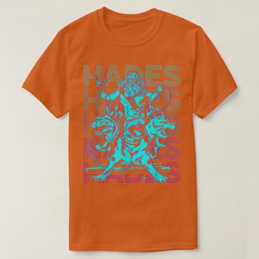 Hades Greek God Ancient Greek God Of The Underwolr Tシャツ (デザイン正面)