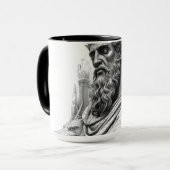 Hades Lord of the Underworld Antique Style Mug マグカップ (正面左)
