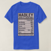 Hadley Nutrition Facts Name Nickname Alias Title F Tシャツ (デザイン正面)