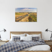 Hadrian's Wall Streted Canvas Print キャンバスプリント (インサイチュ (寝室))