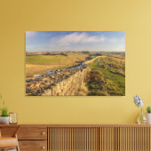 Hadrian's Wall Streted Canvas Print キャンバスプリント (インサイチュ (リビング))