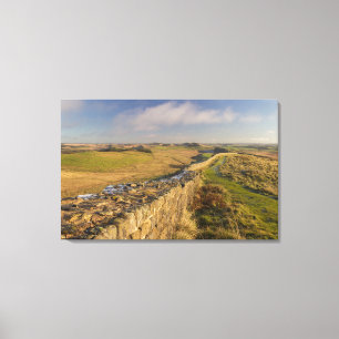 Hadrian's Wall Streted Canvas Print キャンバスプリント
