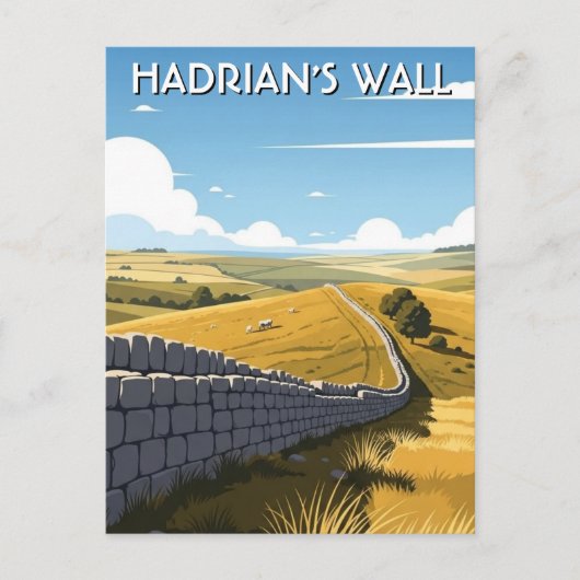 Hadrian's Wall Travel ポストカード (正面)