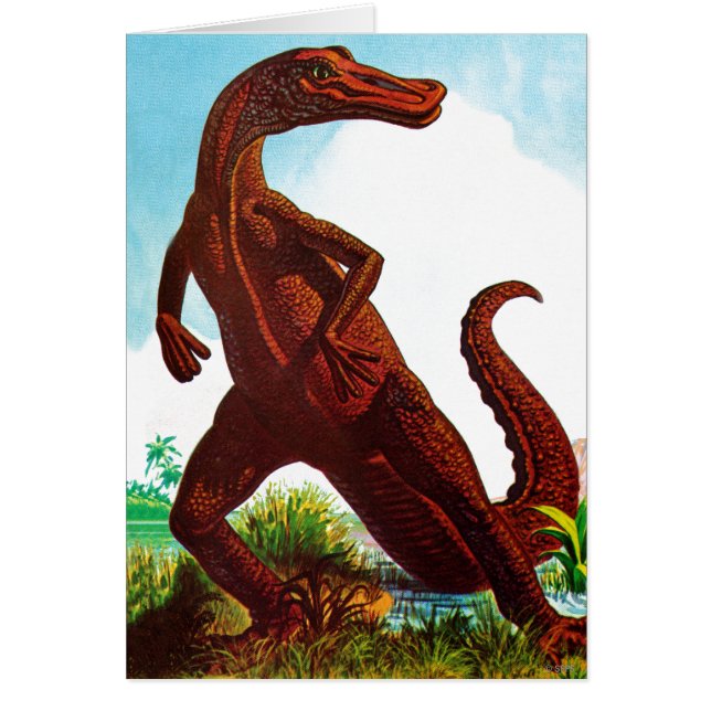 Hadrosaurusの恐竜 (正面)