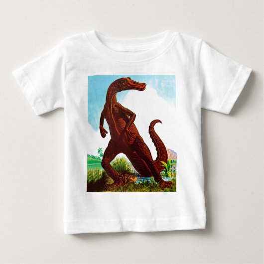 Hadrosaurusの恐竜 ベビーTシャツ (正面)