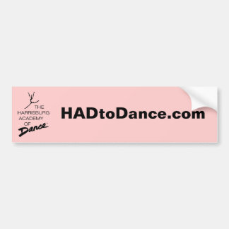 HADtoDance.comのバンパーステッカー バンパーステッカー