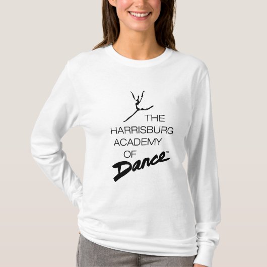 HADtoDance.comの女性の長袖のTシャツ Tシャツ (正面)