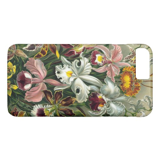 Haeckelのカラフルな蘭の石版 Case-Mate iPhoneケース (裏面(横))