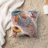 Haeckelの~のくらげのクッション クッション (ブランケット)