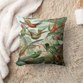 HaeckelのTrochilidaeのハチドリ クッション (ブランケット)