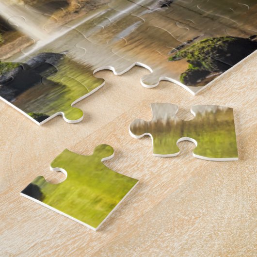 Haew Suwatの滝 ジグソーパズル (側面)